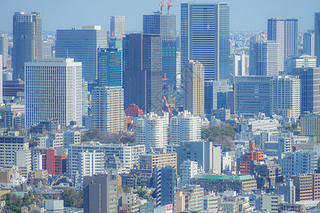 来自东京市的Ebisu花园地景企业形象蓝天建筑首都高层建筑群天空建筑群城市商业蓝色图片