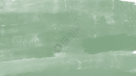 绿色水彩背景设计 水彩背景概念 矢量 掌声刷子创造力画笔飞溅绘画墙纸横幅插图中风墨水图片