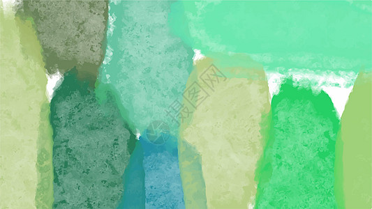 鲜绿水色表面 白色背景上喷溅的青绿色颜色 矢量插图小册子海报横幅艺术刷子墙纸创造力墨水传单天气图片