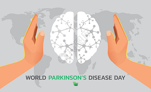 世界帕金森病日医院病人丝带标签机构帮助头脑疾病药品预防图片