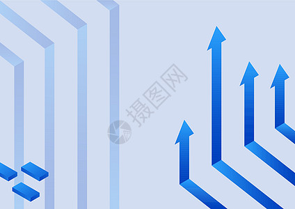 指向上方的箭头系统象征着成功的项目完成实现提升 显示成功实现财务目标计划的图表符号推介会蓝色图形货币创造力进步墙纸商务人士图片