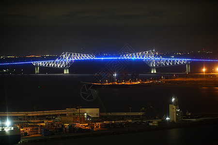 东京门桥夜景图片