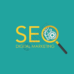 SEO 标志数字营销商业战略广告推广办公室公司数据市场插图互联网公司的高清图片素材