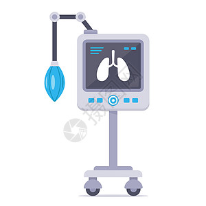 机械通风设备 救人免受冠状病毒的侵袭图片