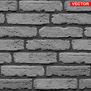 真实的深灰砖墙纹理背景房子装饰石头石工正方形长方形白色插图建筑学石膏图片