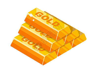 金条的黄色闪亮金字塔 国家黄金储备 安全投资金属图片