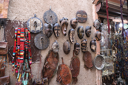 摩洛哥马拉喀什的Souvenir高清图片