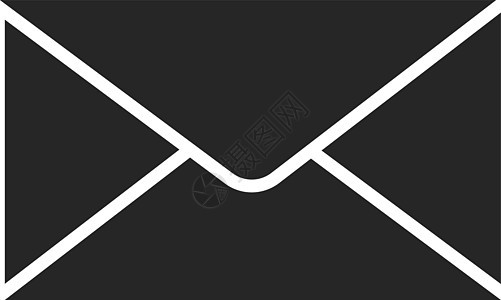 黑色信封背影 邮局符号 邮件标志图片
