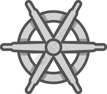 船舶轮式图标 圆船控制装置图片
