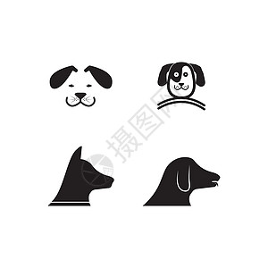 狗狗图标艺术动物爪子婴儿宠物草图小狗朋友耳朵表情图片