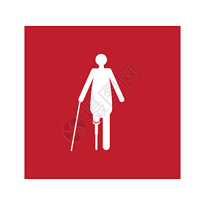 禁用图标图标象形拐杖卫生医院医学康复保健男性药品轮椅图片