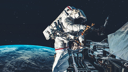 航天宇航员在空间飞行任务工作时从事太空行走卫星太阳系航班空间站月亮航天飞机空域宇宙运动重力图片