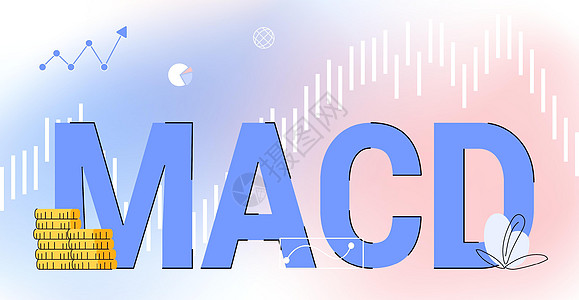 MACD 移动平均趋同差异指标技术分析MACD数据图表外汇库存加密振荡器黑色经济贸易货币图片