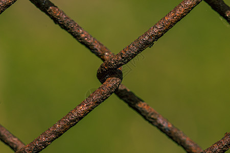 锈铁铁栅栏 缝合院子棕色金属结击剑围栏正方形不锈钢金属图片