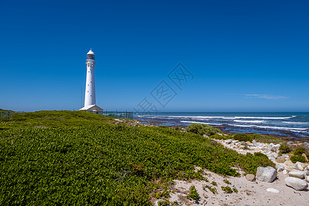 南非开普敦灯塔 开普敦半岛Kommetjie村的Slangkop灯塔图片