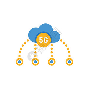 5G无线互联网维菲连接平坦风格 全球网络矢量插图 以孤立背景显示 热点标志商务概念手机技术播送商业速度服务城市电话信号电脑图片