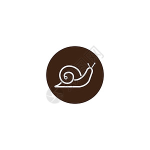 蜗牛图标野生动物田螺绘画模版鼻涕虫标识房子漏洞艺术动物图片