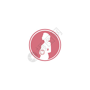 孕妇图标数字卡通片妈妈父母孩子婴儿腹部怀孕标识身体图片