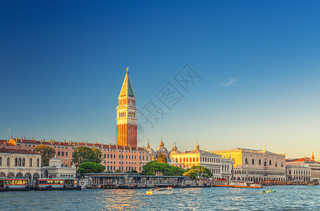 威尼斯历史城市中心大运河水流线地标宫殿景观旅游旅行维奇盆地公爵水路建筑学图片