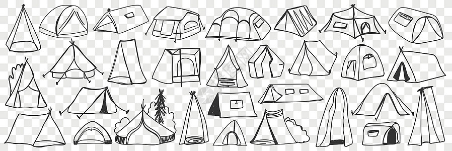 各种露营帐篷大便图片