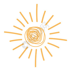 太阳矢量绘图天气艺术太阳光光束绘画圆圈活力宇宙阳光季节图片