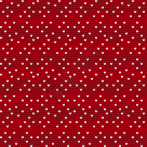 传统编织模式红色毛衣亚麻麻布织物民间工艺羊毛白色针线活图片