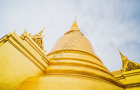 曼谷泰国Satsadaram(泰国曼谷)泛美大佛寺的金图帕图片