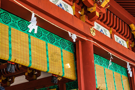 神社绳索幡宫岛名高清图片