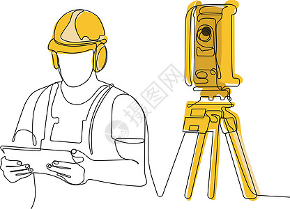 白种工人头戴头盔使用平板电脑投资者手工木工工作台地线工程师工艺工匠专家投资图片