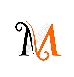 M 字母M 徽标标志图片
