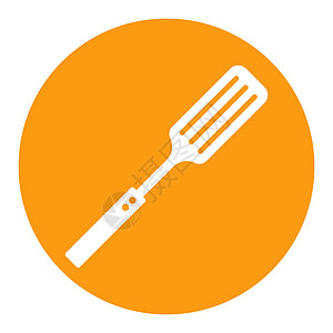 Kitchen 制表器矢量图标炙烤家庭用具烹饪字形厨房工具金属插图食物图片