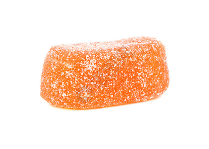 橙果冻糖果浆果甜点宏观食物水果白色小吃软糖橙子明胶高清图片