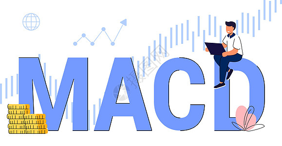 MACD 移动平均趋同差异指标技术分析MACD白色加密振荡器贸易数据外汇经济库存货币图表图片