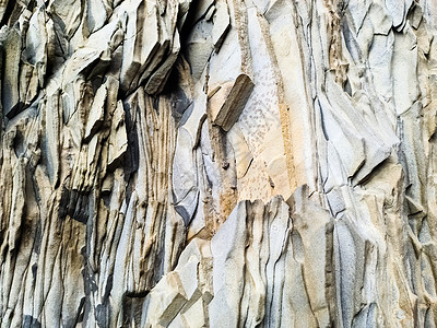 冰岛无尽黑滩上令人惊叹的玄武岩结构材料柱状天空墙纸旅行悬崖火山管风琴岩石柱子图片