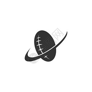 橄榄球图标徽标标识设计插图比赛竞赛排球联盟椭圆形标签艺术徽章夹子帖子图片