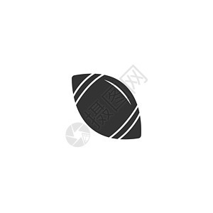 橄榄球图标徽标标识设计插图游戏团队足球徽章夹子活动竞赛艺术场地椭圆形图片