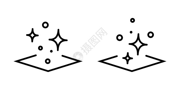 清洁表面图标 矢量易清理符号图片