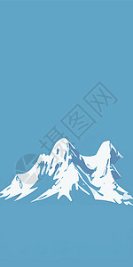 山顶和山顶风雪高度晴天季节阳光爬坡旅游森林滑雪风景远足图片