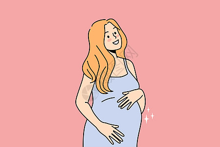 怀孕时快乐的女士兴奋婴儿治疗母亲家庭妈妈绘画生活药品父母女性图片