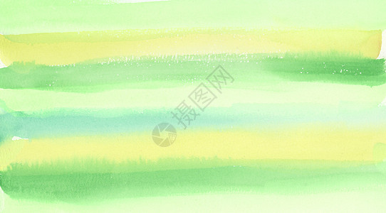 绿色背景条纹坡度水彩画插图绘画刷子黄色横幅艺术创造力图片