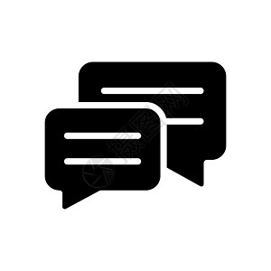 对话框黑色 glyph 图标图片