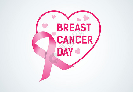 10月是乳癌宣传月 今天是乳腺癌日海报卡片团结丝带丝绸健康幸存者插图斗争预防图片