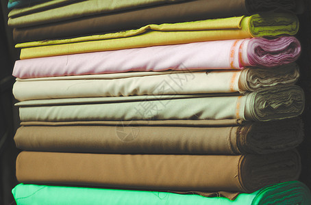 纺织品商店制造业制造材料中彩色织物棉花卷 (单位 百万美元)图片