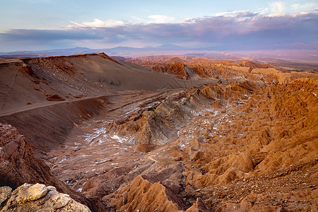 月球谷 日落时的月亮山谷德拉月露娜 智利 南美洲阿塔卡马沙漠荒野普纳橙色沙丘表面爬坡目的地旅行假期气候图片