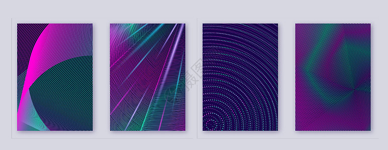 艺术名片 简线现代小册子卡片标语几何学设计蓝色商业海报公告杂志目录图片
