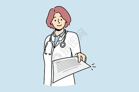 微笑医生提供医疗文件质量文书处方职业药品展示医院服务工作合同图片