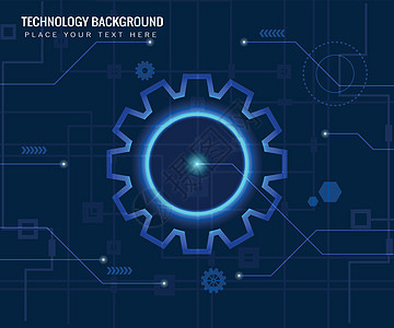 齿轮电路技术背景与高科技数字数据连接系统和计算机电子互联网蓝色网络母板商业硬件电子产品创新创造力工程图片