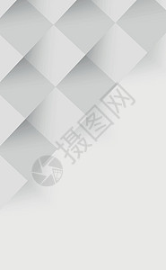 摘要白背景 网络模板 带阴影的方形  矢量商业马赛克建筑学艺术插图几何横幅风格折纸网站图片