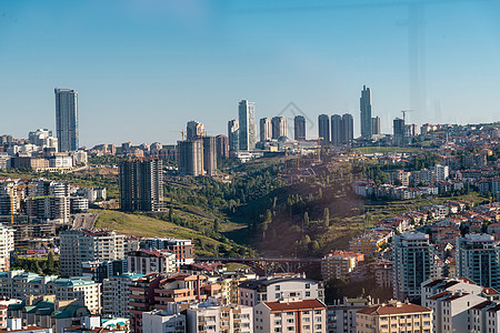 日落时 土耳其首都安卡拉的美景全景旅游建筑学建筑天际旅行住宅景观城堡爬坡天空图片