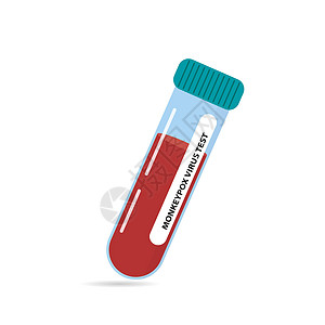 用于检测猴子天花病毒和病毒细胞的血样测试管 微生物医学数据图片